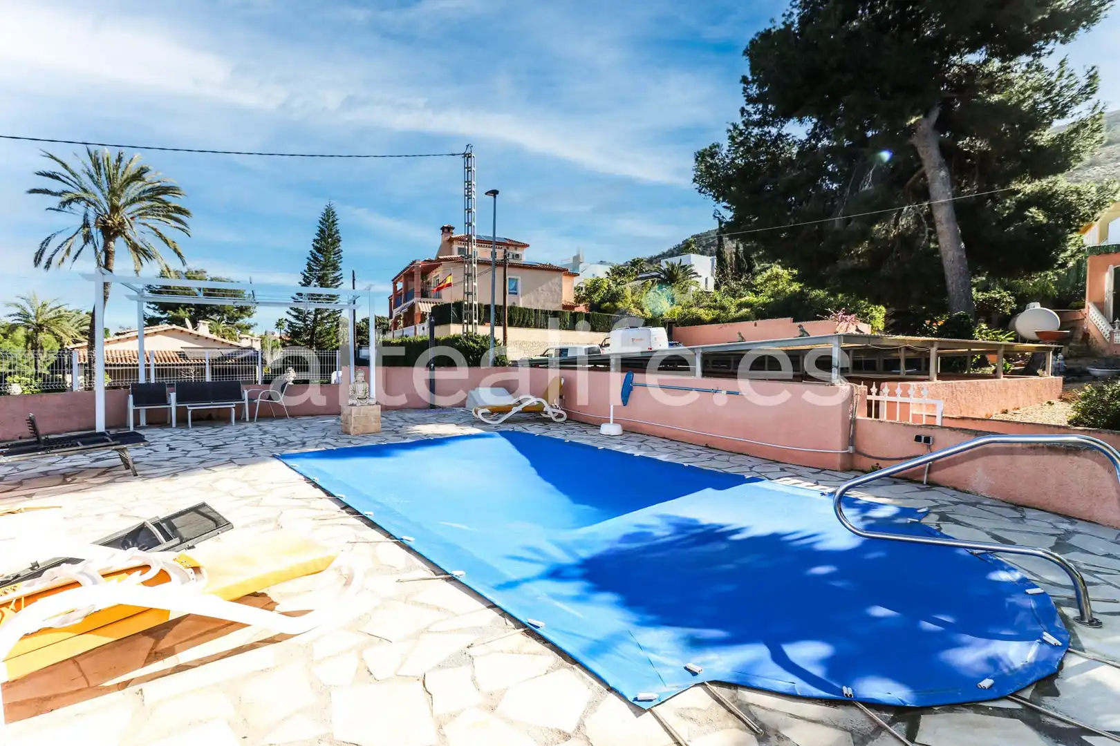 Exterior view of Houses for sale in L'Alfàs del Pi  with Air Conditioner, Heating and Private garden