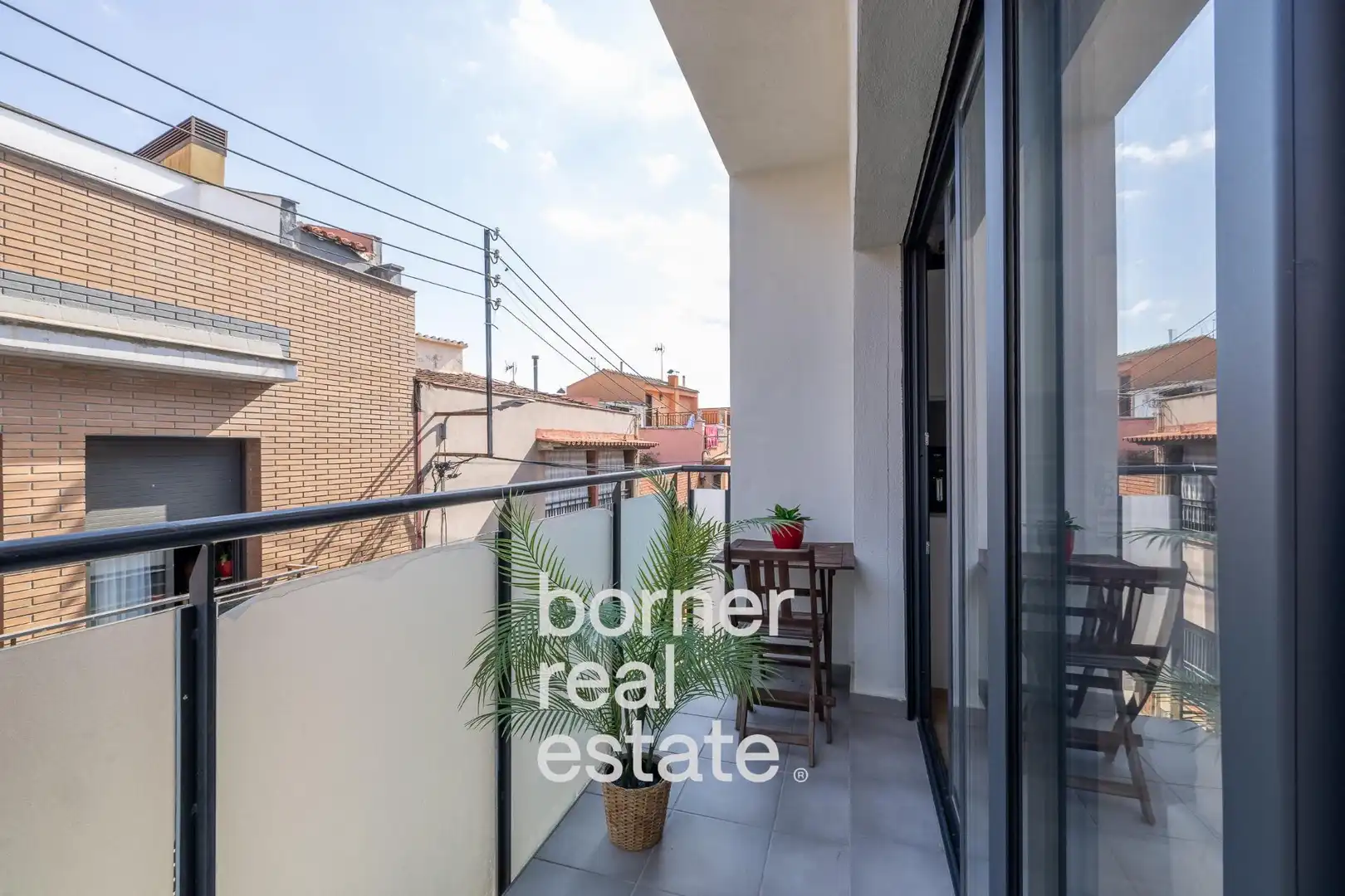 Balcony of Flat for sale in Terrassa  with Air Conditioner, Heating and Parquet flooring