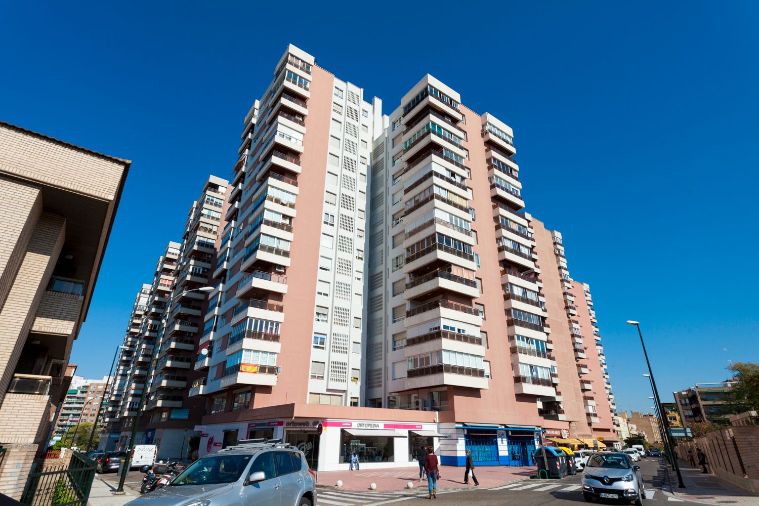 Exterior view of Flat for sale in  Zaragoza Capital  with Heating, Parquet flooring and Terrace