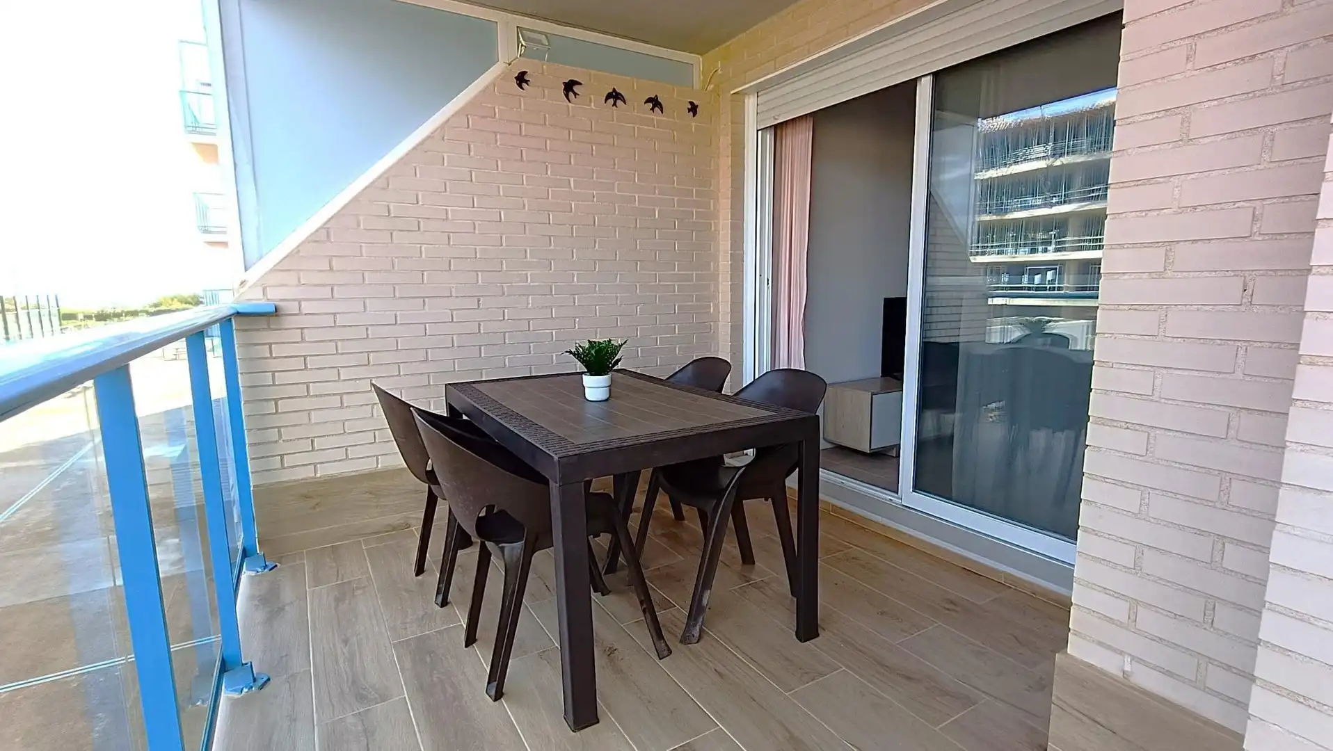 Terrassa de Apartament de lloguer en El Puig de Santa Maria amb Aire condicionat, Calefacció i Jardí privat