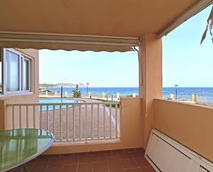 Balcony of Planta baja for sale in Santa Eulària des Riu  with Air Conditioner, Terrace and Swimming Pool