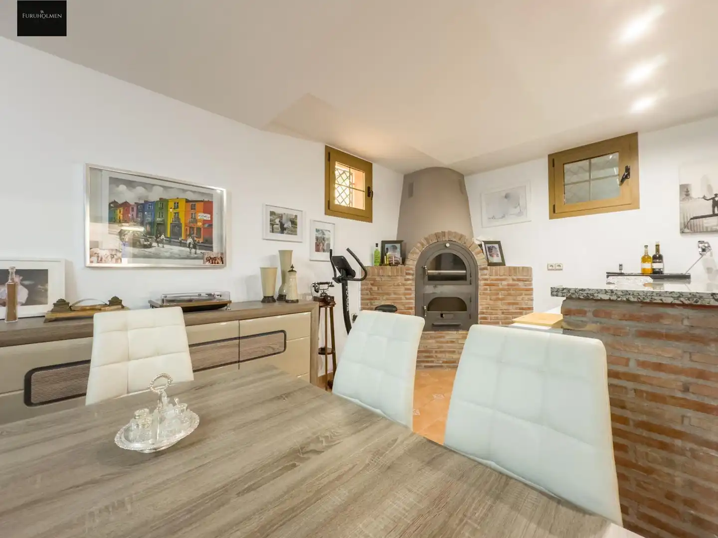 Sala d'estar de Casa adosada en venda en Las Gabias amb Aire condicionat, Calefacció i Jardí privat