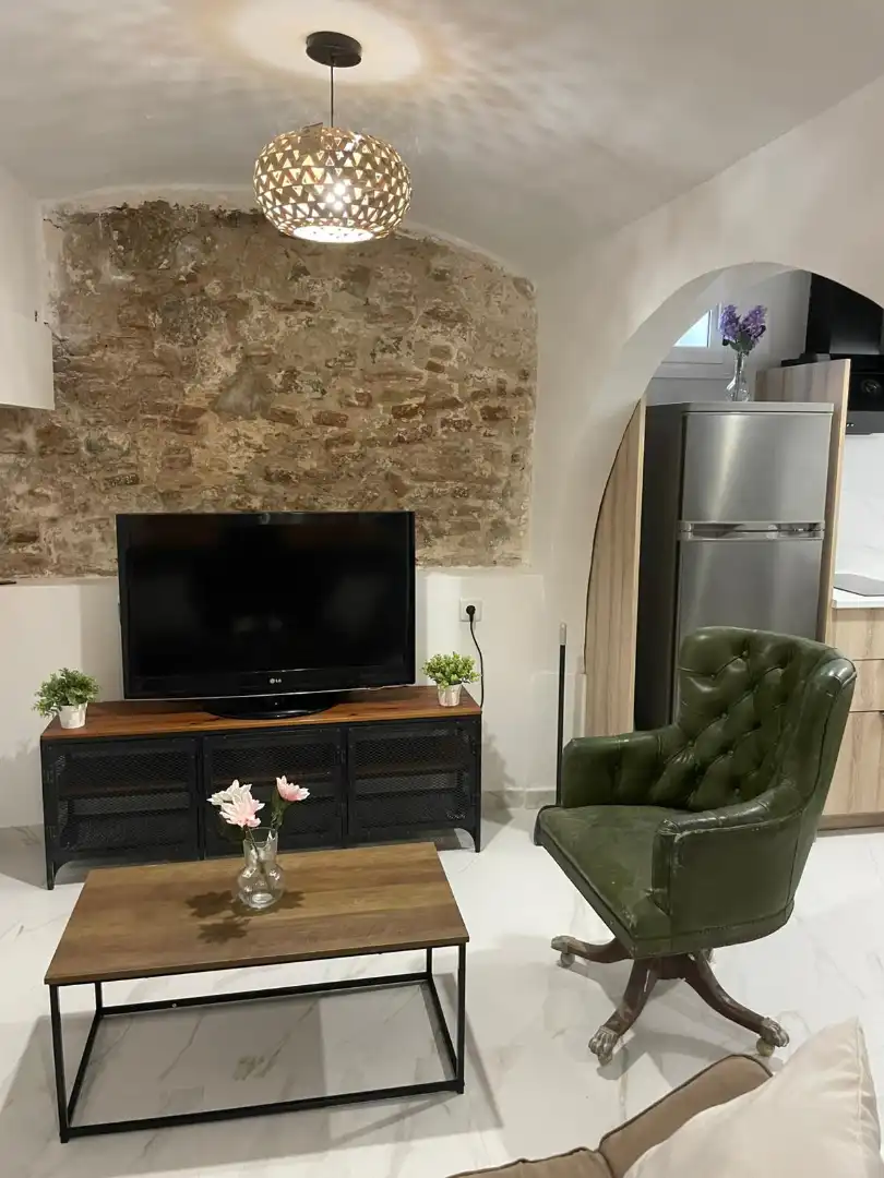Sala d'estar de Pis en venda en Badalona amb Moblat, Forn i Rentadora
