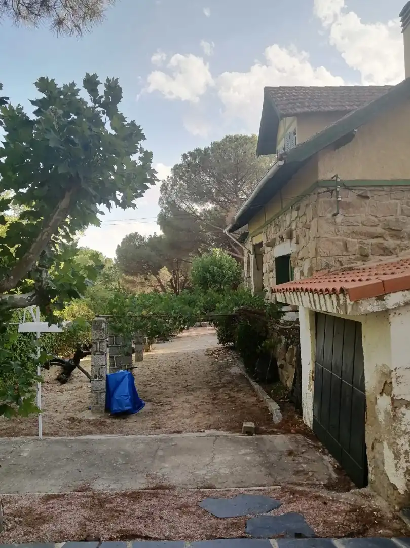 Exterior view of Houses for sale in Alpedrete  with Private garden, Terrace and Storage room