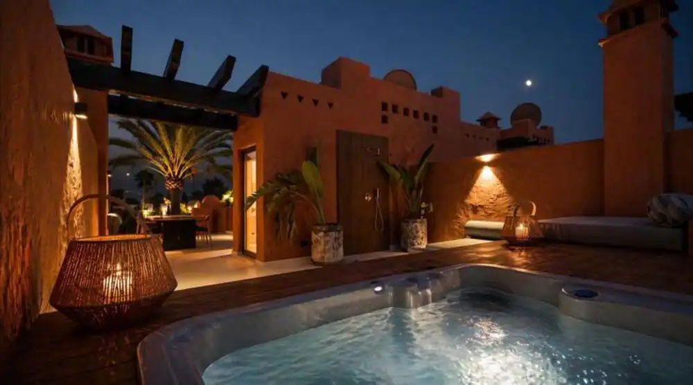 Terrassa de Casa adosada de lloguer en Marbella amb Aire condicionat, Jardí privat i Terrassa
