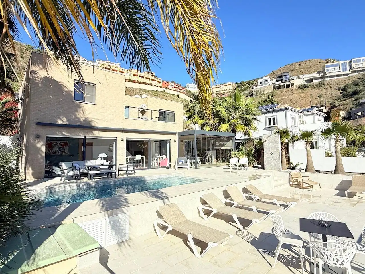 Exterior view of Houses for sale in Torrox  with Air Conditioner, Heating and Private garden