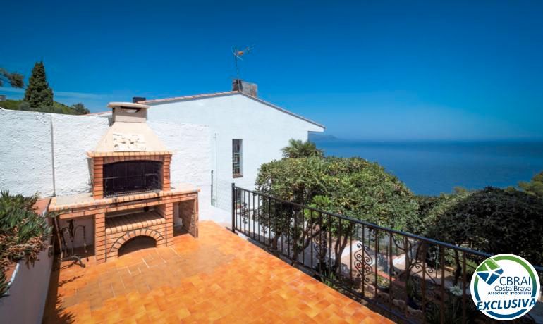 Terrassa de Casa o xalet en venda en El Port de la Selva amb Aire condicionat, Jardí privat i Terrassa