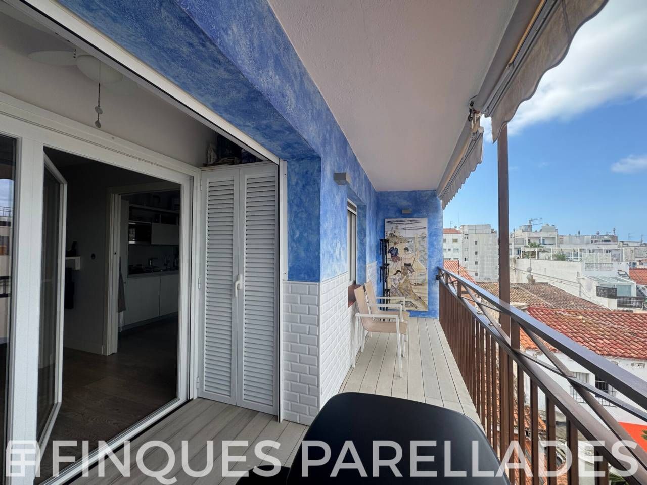 Balcony of Attic for sale in Sitges  with Heating, Parquet flooring and Terrace