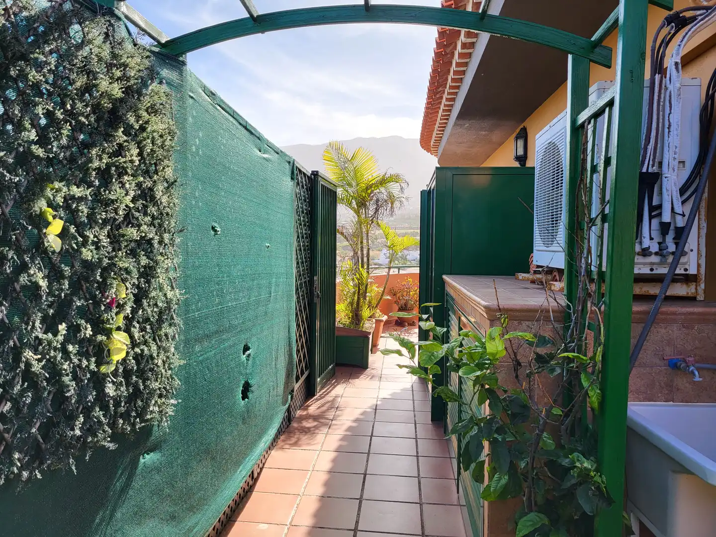 Jardín de Ático de alquiler en Puerto de la Cruz con Aire acondicionado, Terraza y Trastero