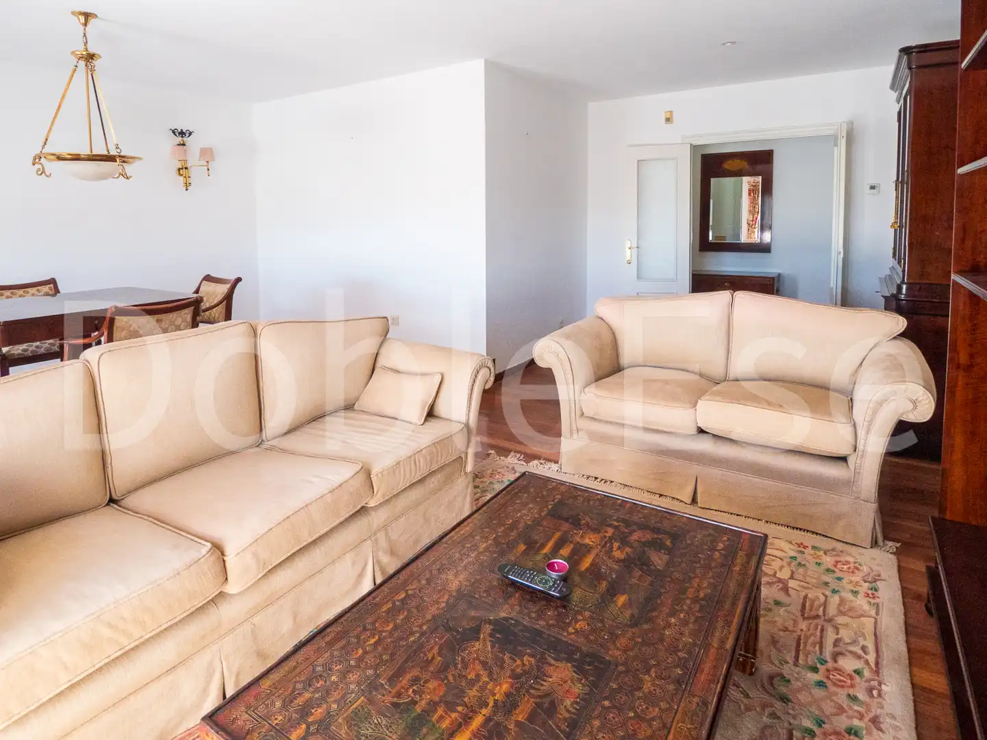 Sala de estar de Ático de alquiler en Gijón  con Calefacción, Jardín privado y Parquet