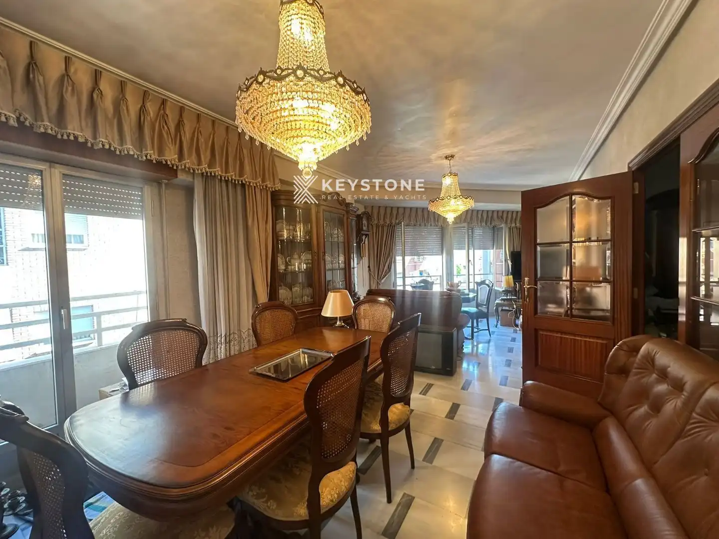 Dining room of Flat for sale in Alicante / Alacant  with Heating, Terrace and Furnished
