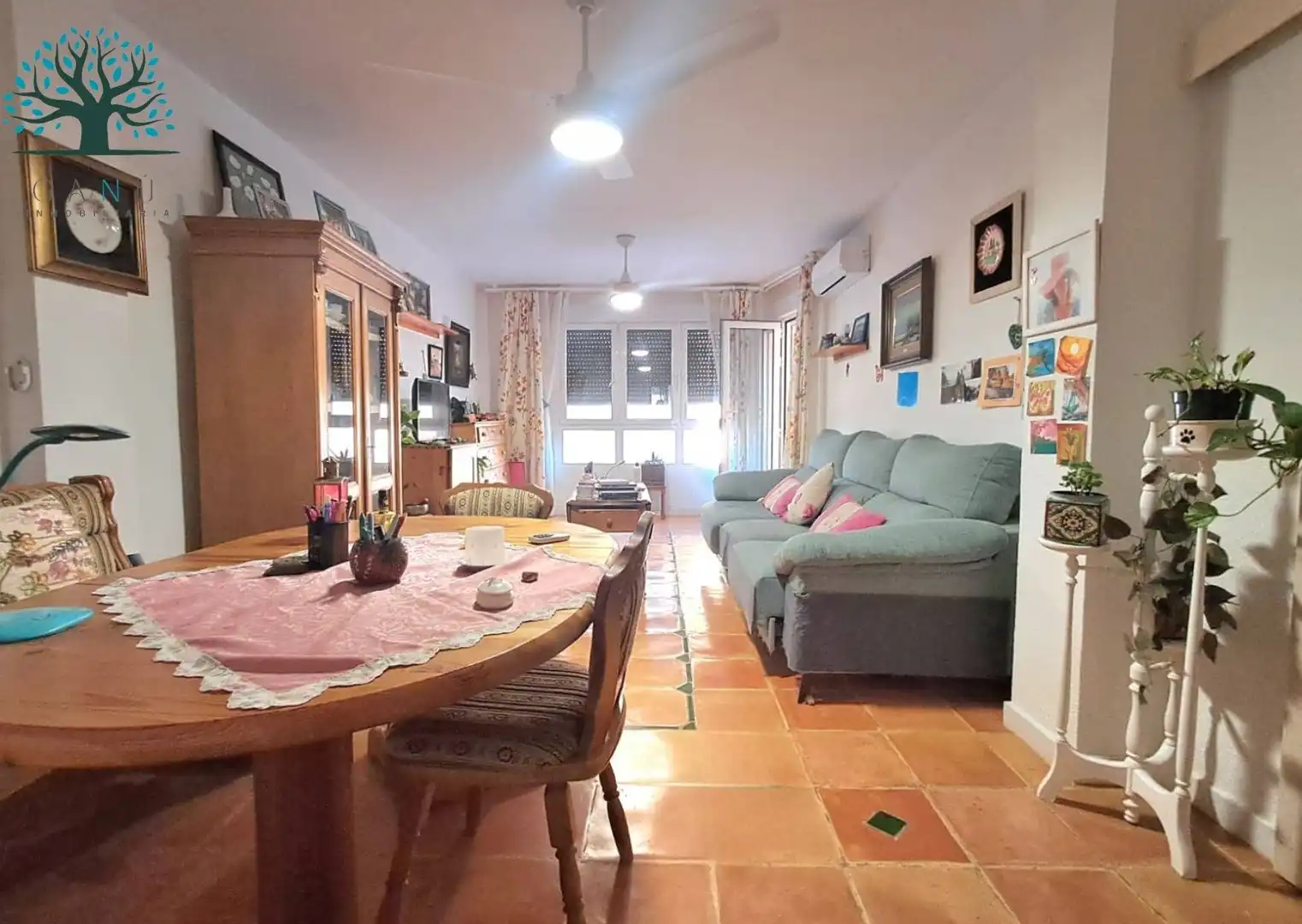 Sala de estar de Planta baja en venta en Cartagena con Aire acondicionado, Jardín privado y Terraza