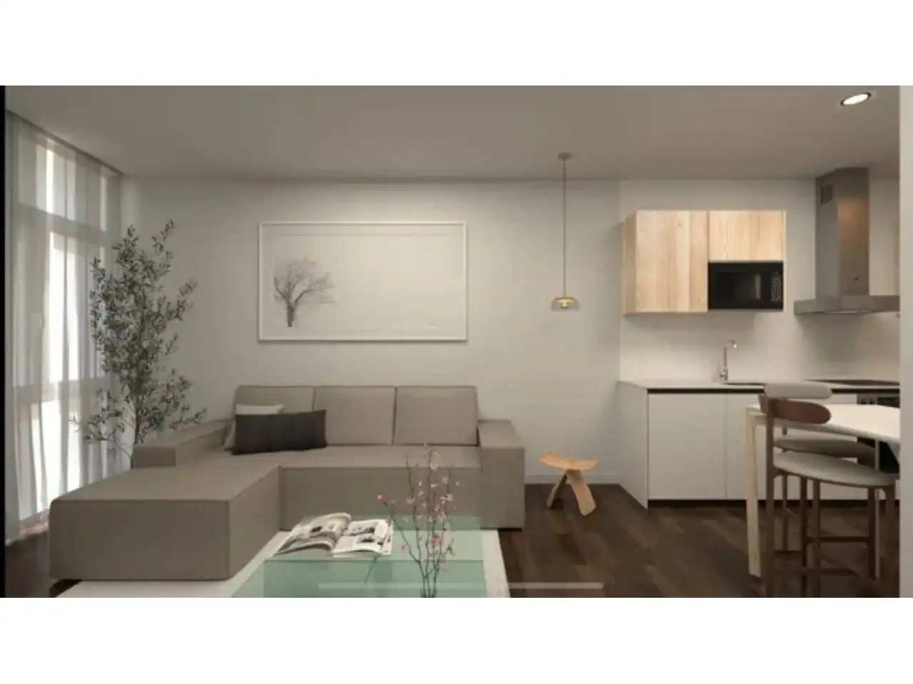 Living room of Apartments for sale in Barcelona  with Air Conditioner, Parquet flooring and Furnished