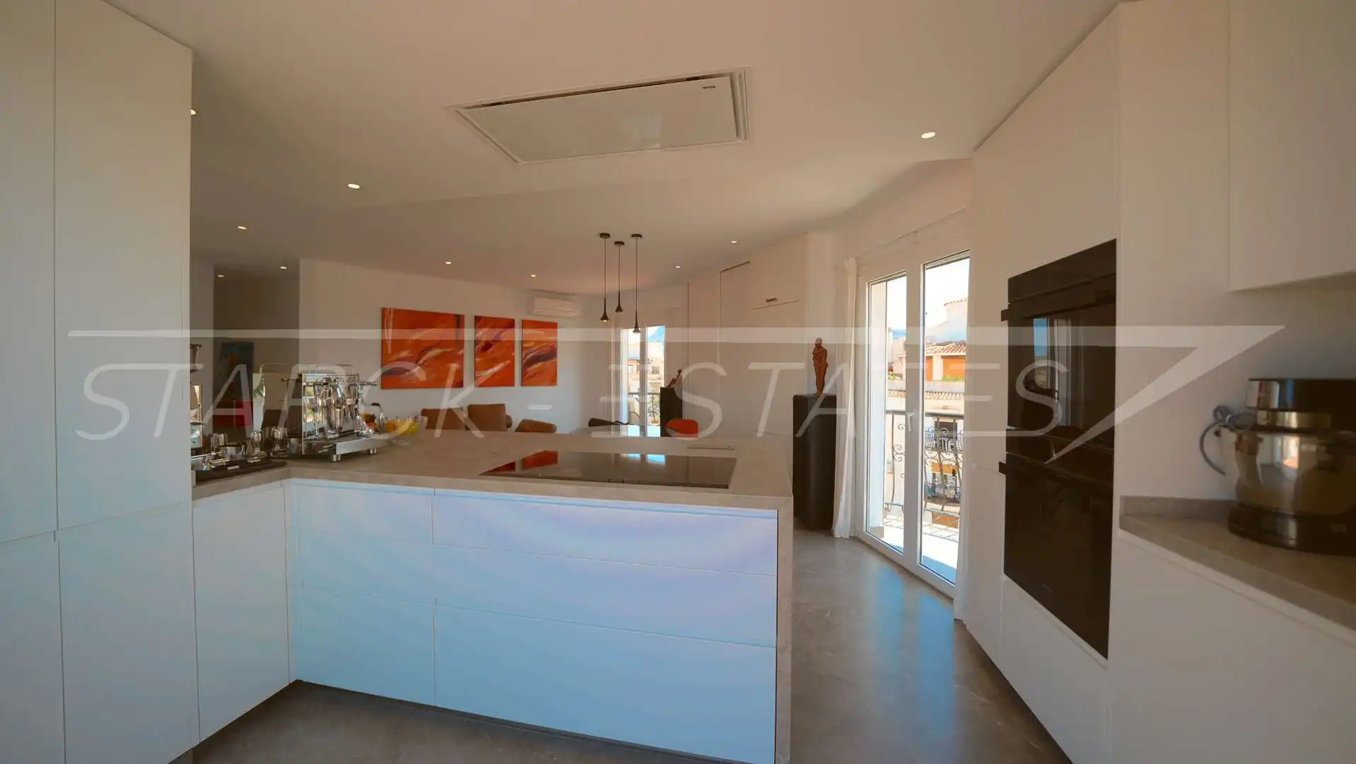 Cocina de Ático en venta en Dénia con Aire acondicionado, Jardín privado y Piscina