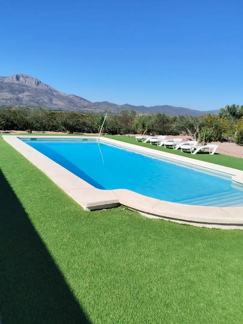 Piscina de Casa o chalet en venta en Benimarfull con Jardín privado, Terraza y Trastero