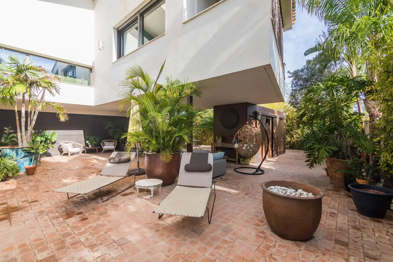 Terrasse von Haus oder Chalet zum Verkauf in Elche / Elx mit Klimaanlage, Heizung und Privatgarten