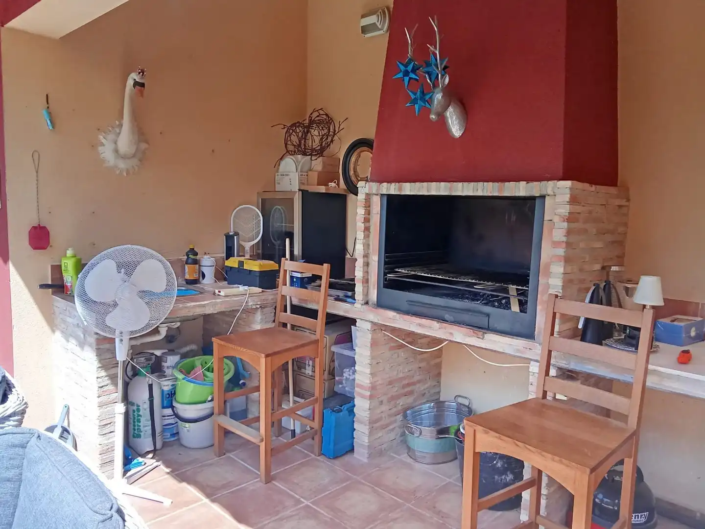 Cuina de Casa o xalet en venda en Totana amb Aire condicionat, Jardí privat i Terrassa