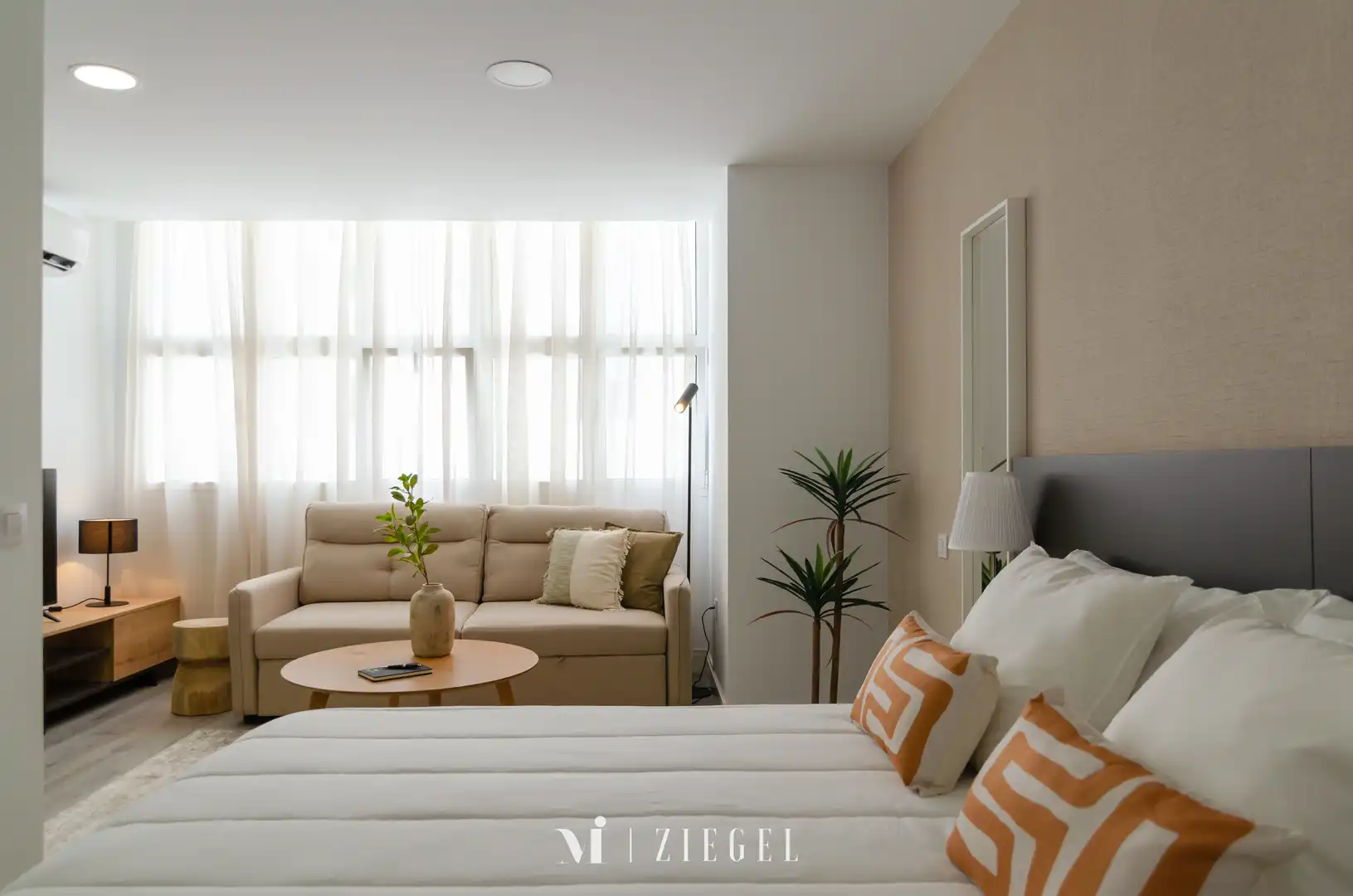 Bedroom of Flat for rent in Las Palmas de Gran Canaria  with Air Conditioner and Furnished