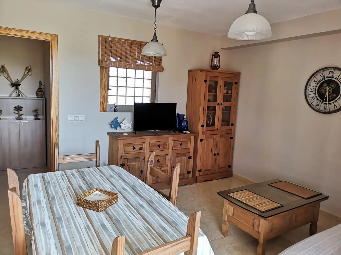 Menjador de Apartament de lloguer en Peñíscola / Peníscola amb Aire condicionat, Calefacció i Terrassa