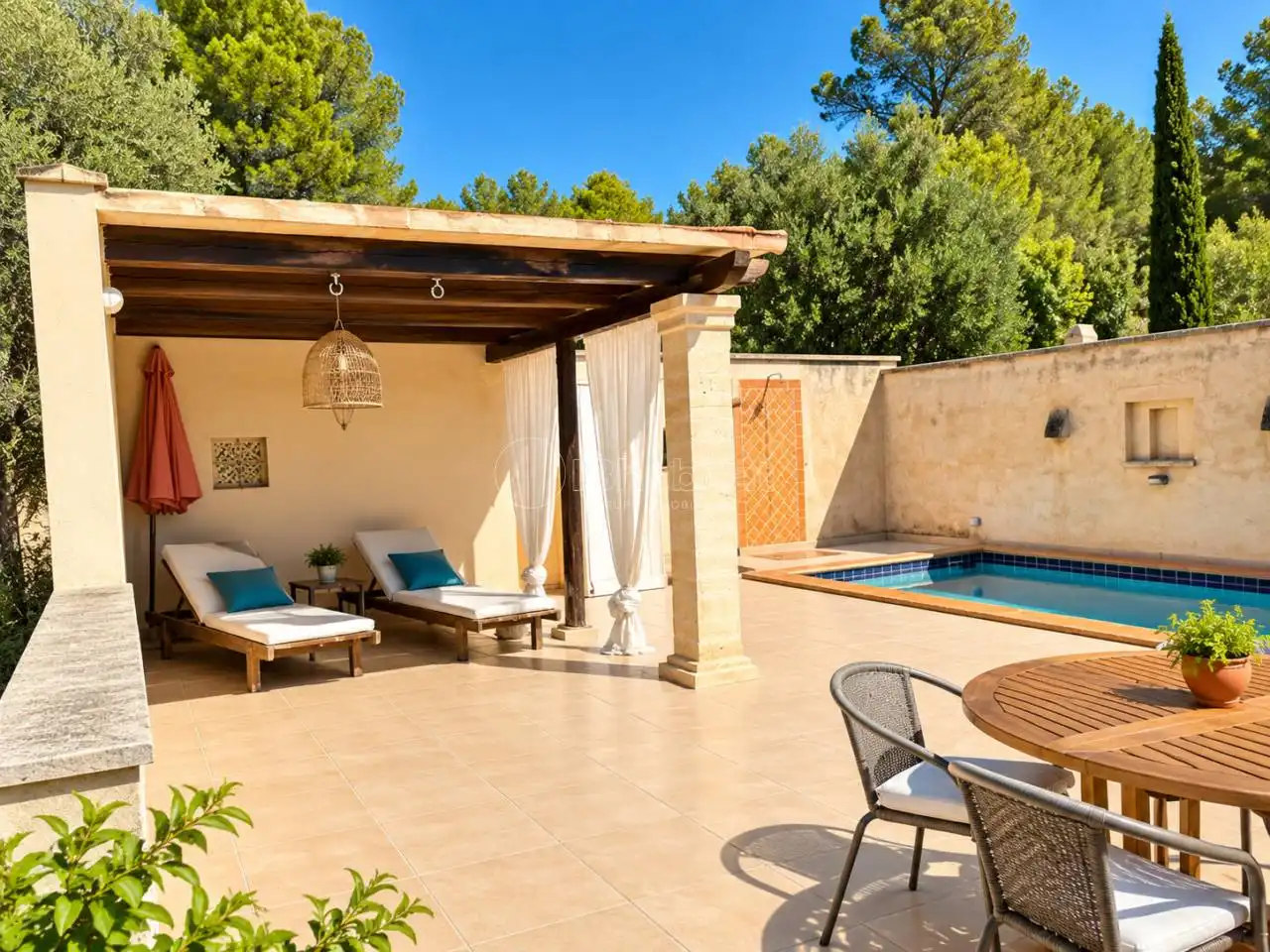 Casa rústica amb piscina en venda a Selva, imagen 34