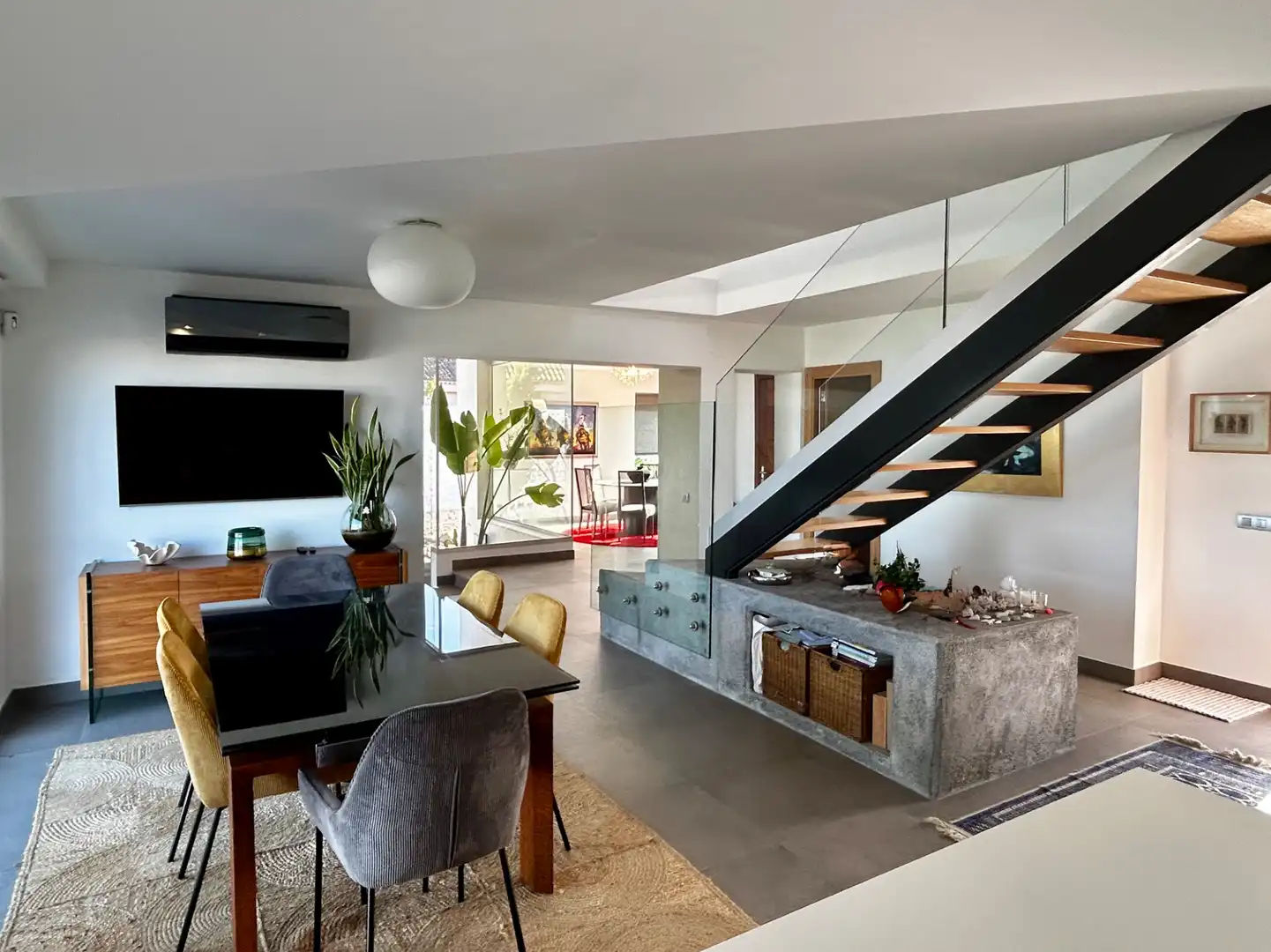 Sala de estar de Casa o chalet en venta en Santa Brígida con Aire acondicionado, Calefacción y Jardín privado