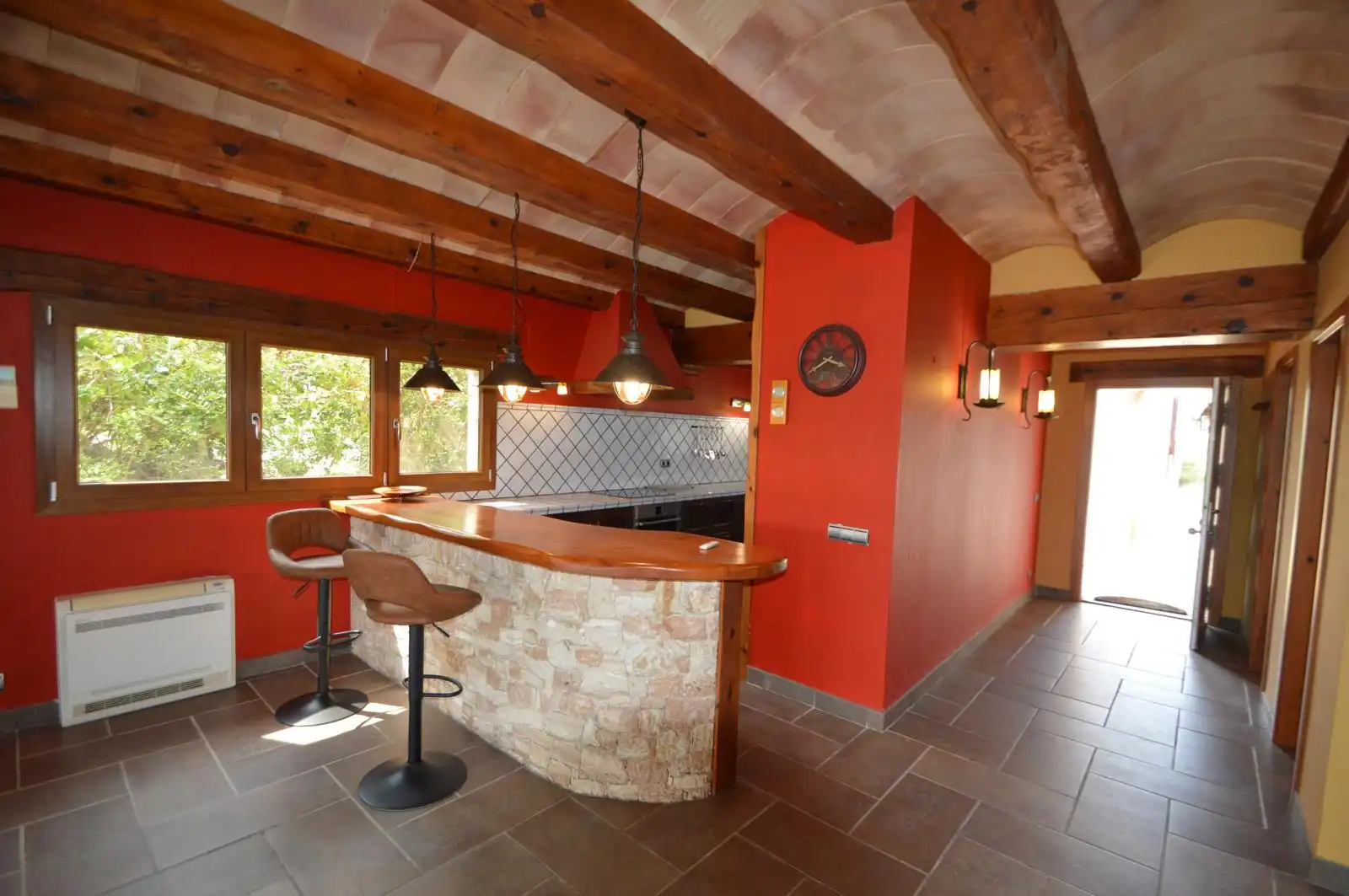 Cocina de Casa o chalet en venta en San Jorge / Sant Jordi con Aire acondicionado, Calefacción y Jardín privado