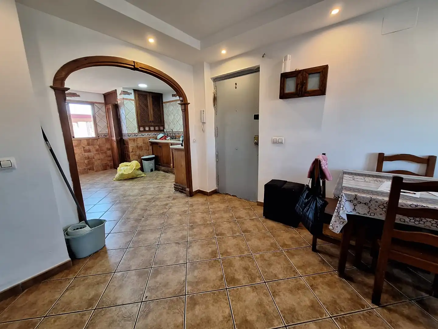 Kitchen of Flat for sale in La Línea de la Concepción  with Terrace, Furnished and Washing machine