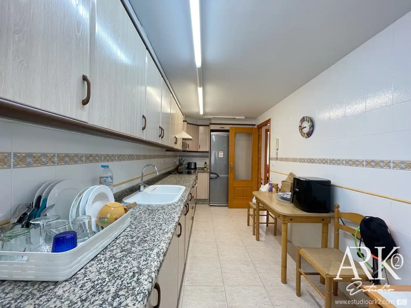 Kitchen of Duplexes for sale in Gandia  with Air Conditioner, Terrace and Storage room