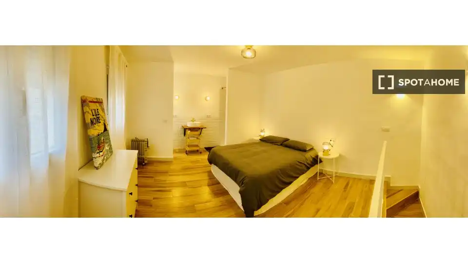 Habitación de Apartamento para compartir en Benaguasil con Aire acondicionado, Terraza y Amueblado