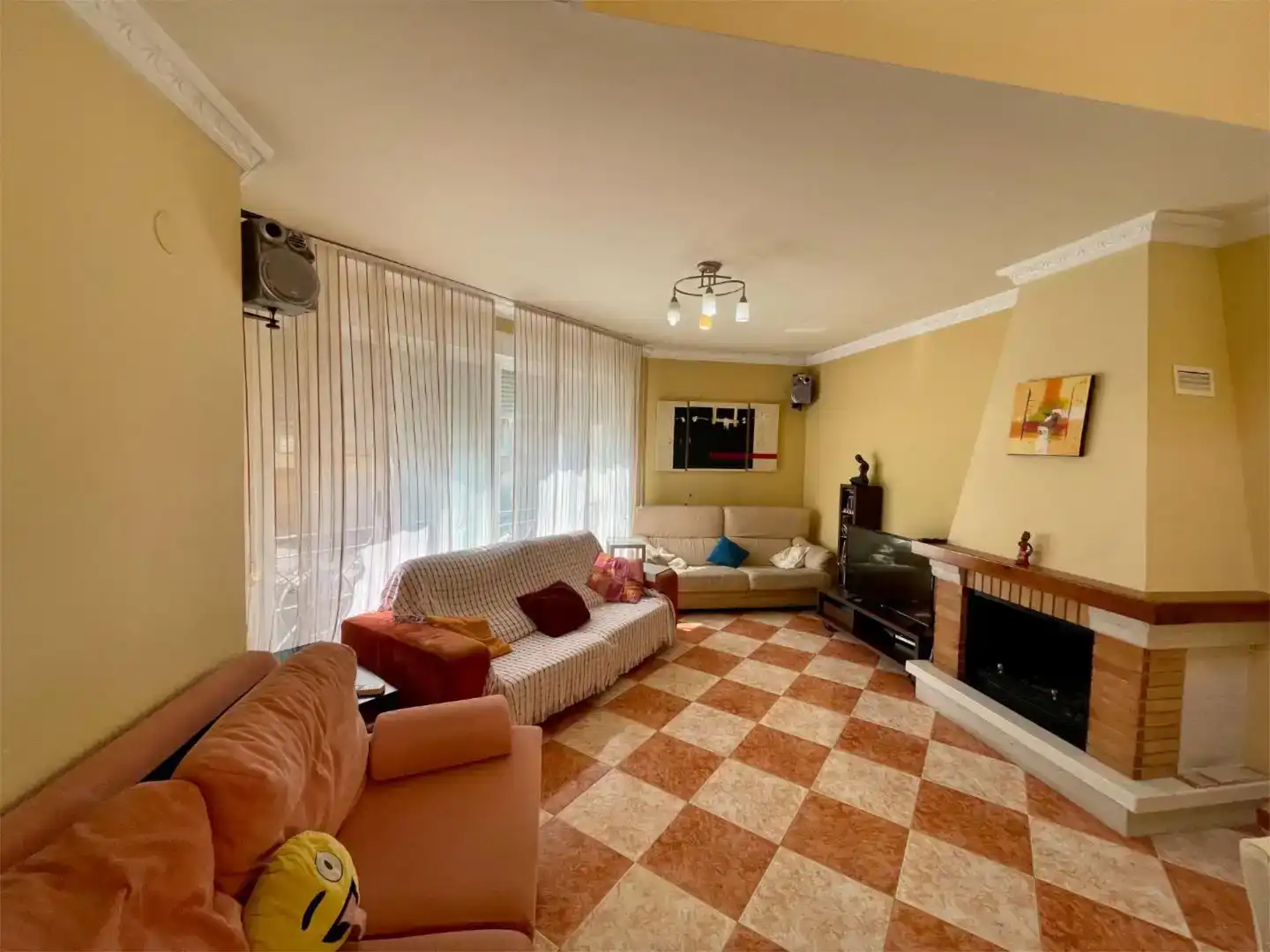 Sala de estar de Piso en venta en Castelló de Rugat con Aire acondicionado, Trastero y Amueblado