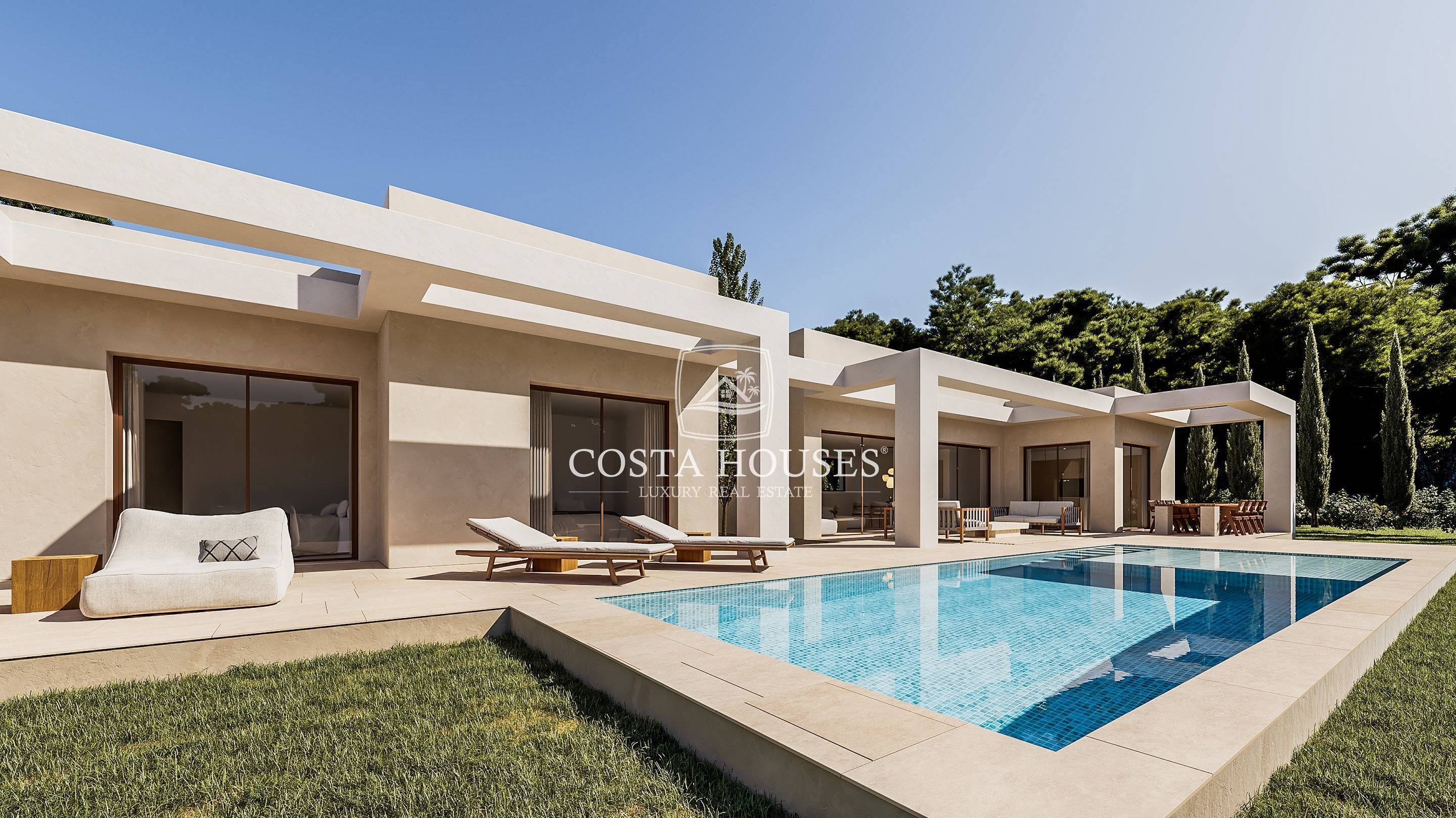 Vista exterior de Casa o xalet en venda en Jávea / Xàbia amb Aire condicionat, Calefacció i Jardí privat