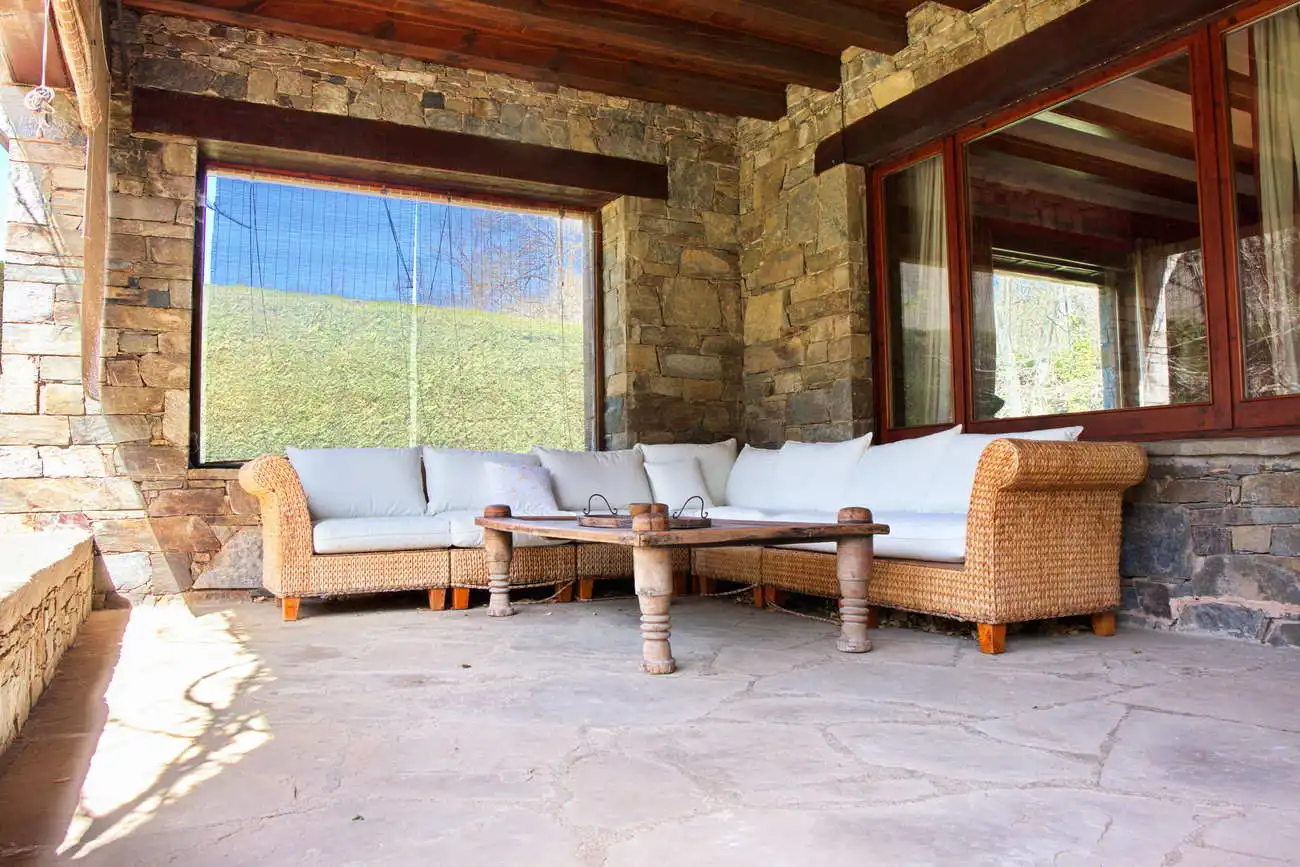 Terraza de Casa o chalet en venta en Camprodon con Calefacción, Jardín privado y Parquet