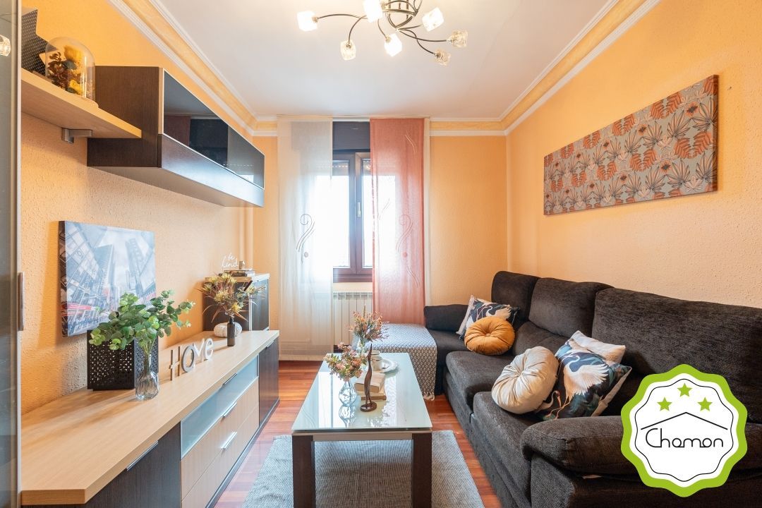 Sala d'estar de Pis en venda en Barakaldo  amb Calefacció i Moblat