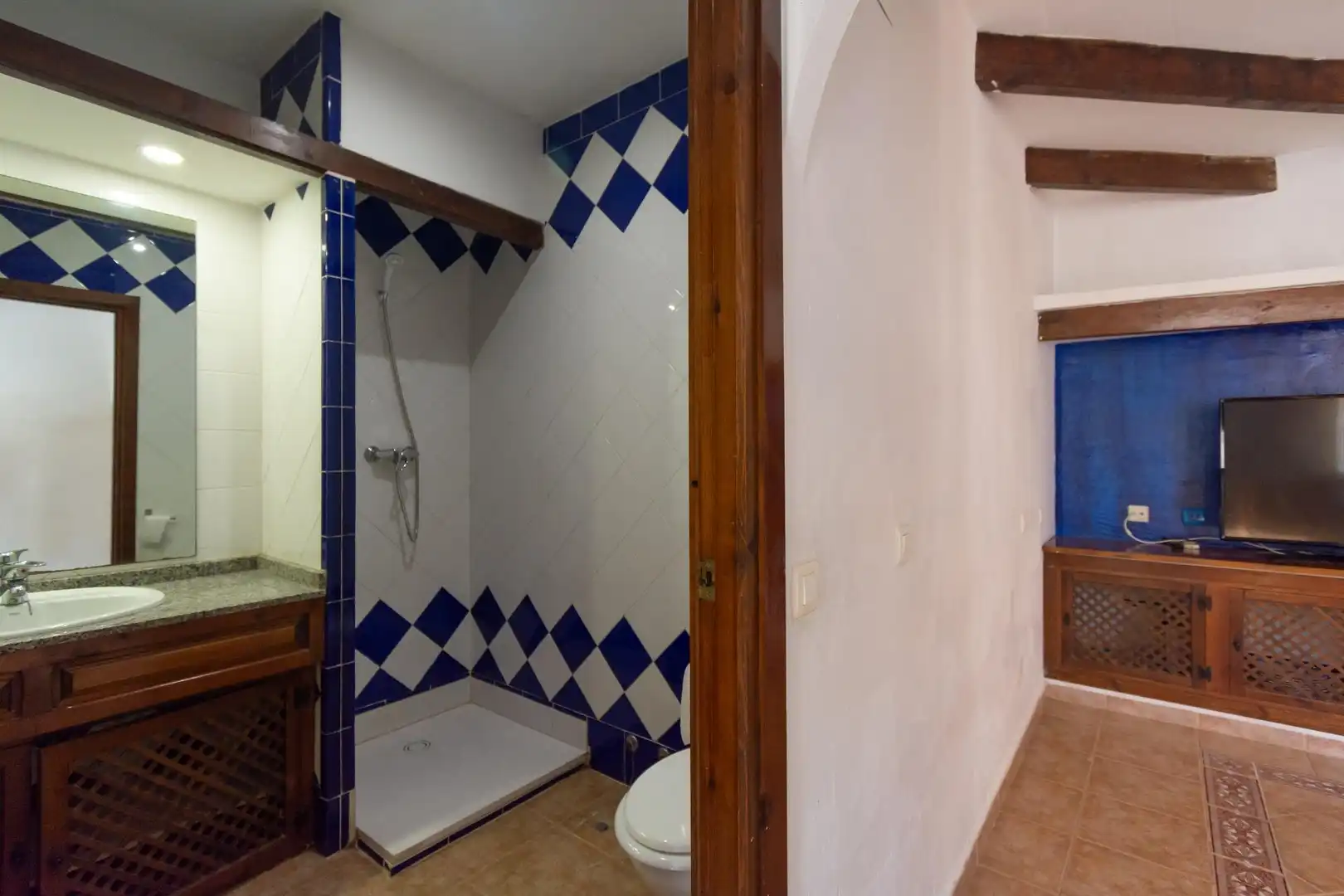 Baño de Casa o chalet en venta en Cartagena con Terraza, Amueblado y Piscina comunitaria