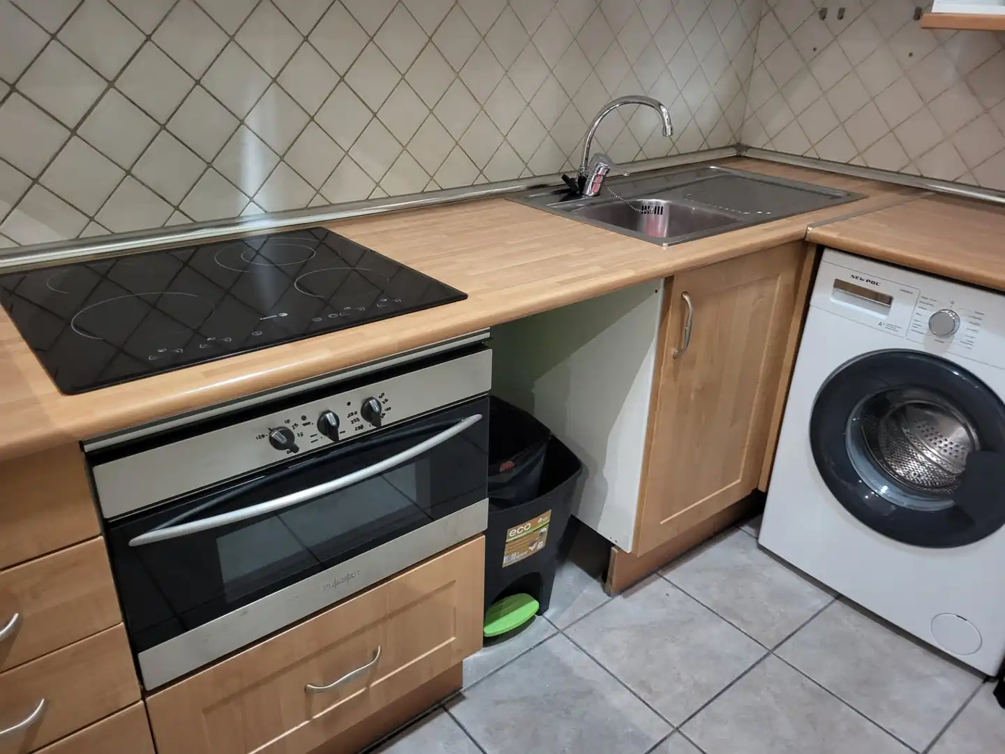 Küche von Wohnung zur Miete in Madrid mit Heizung und Möbliert