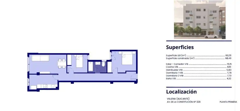 Habitación de Piso en venta en Villena