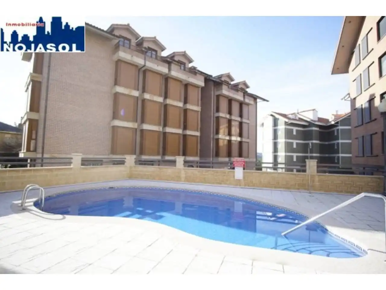 Swimming pool of Flat for rent in Noja  with Heating, Terrace and Furnished