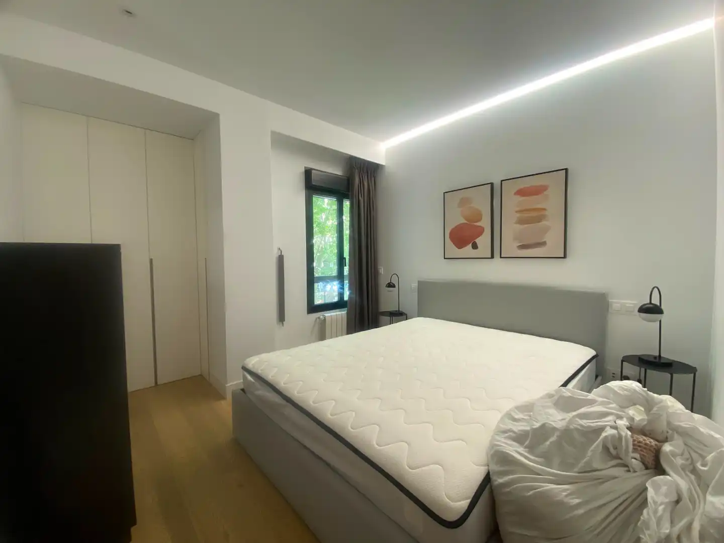 Bedroom of Apartments for rent in Madrid  with Air Conditioner, Heating and Furnished
