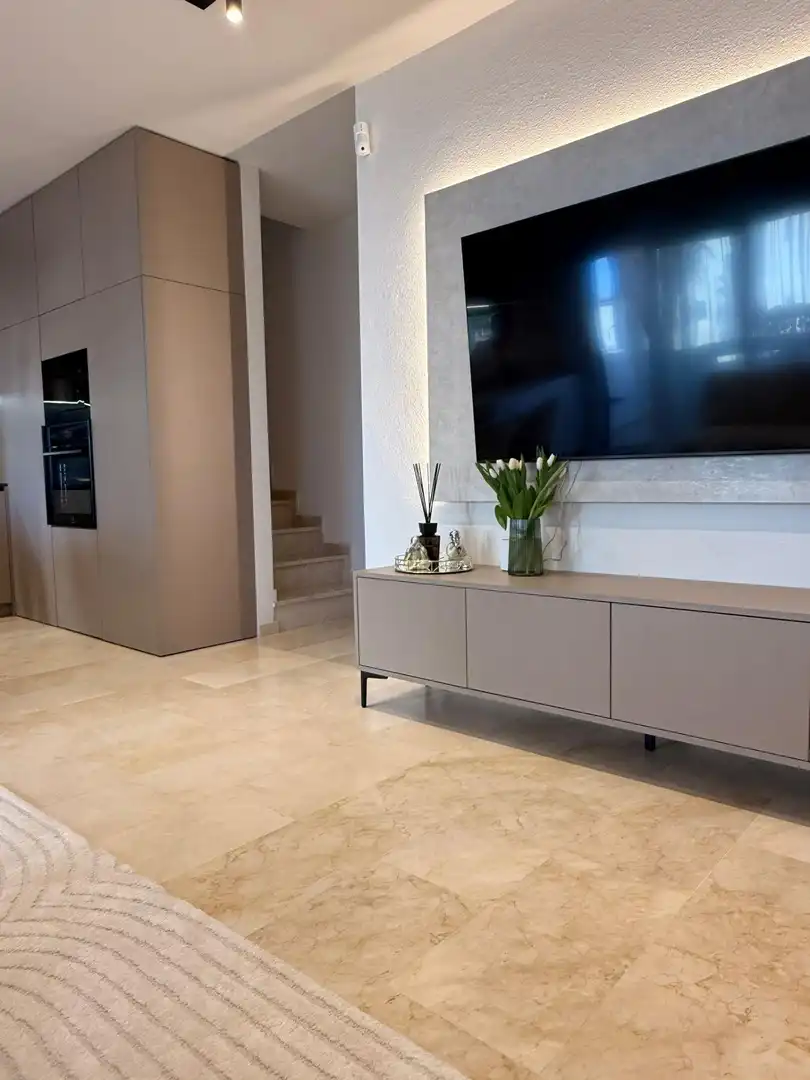 Sala d'estar de Apartament en venda en Orihuela amb Aire condicionat, Jardí privat i Terrassa