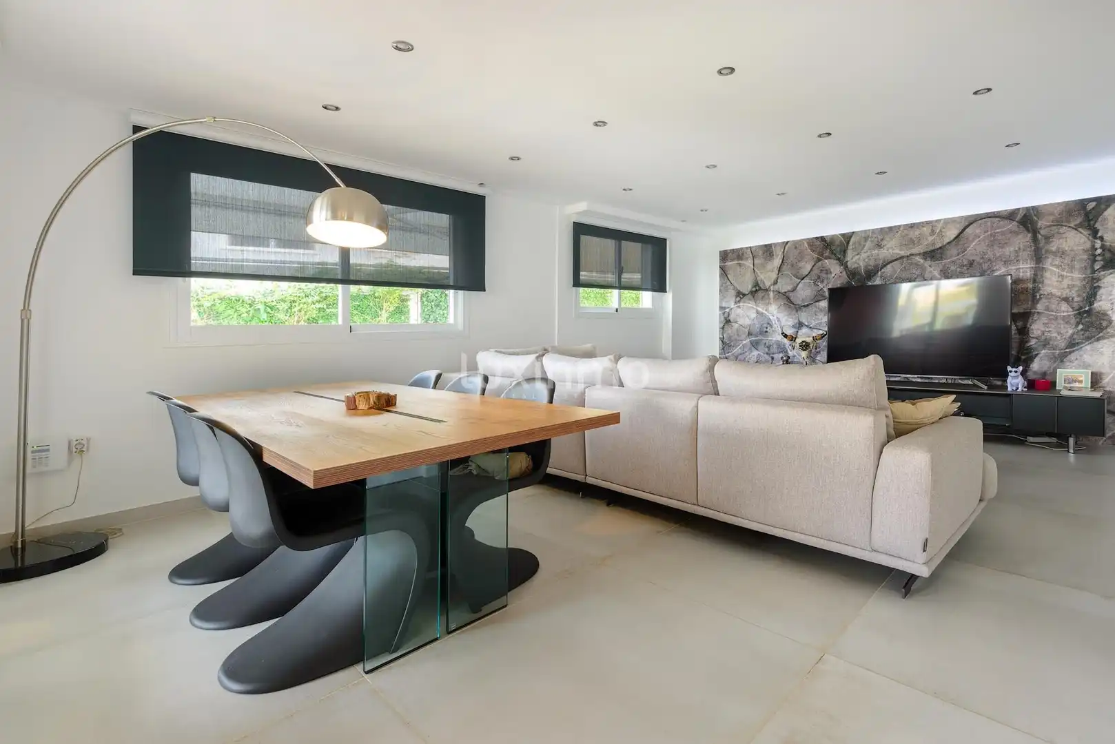 Wohnzimmer von Erdgeschoss zum Verkauf in Eivissa mit Klimaanlage, Privatgarten und Terrasse