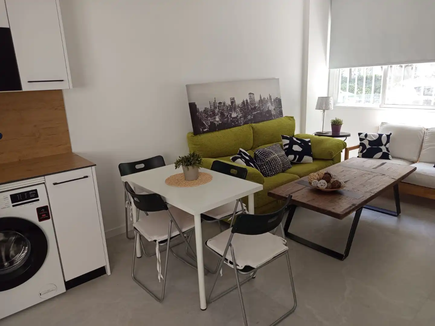Sala de estar de Estudio de alquiler en Sevilla