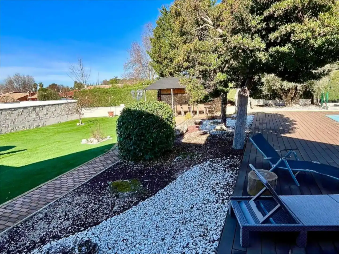 Terraza de Piso en venta en Villar del Olmo con Aire acondicionado, Jardín privado y Parquet