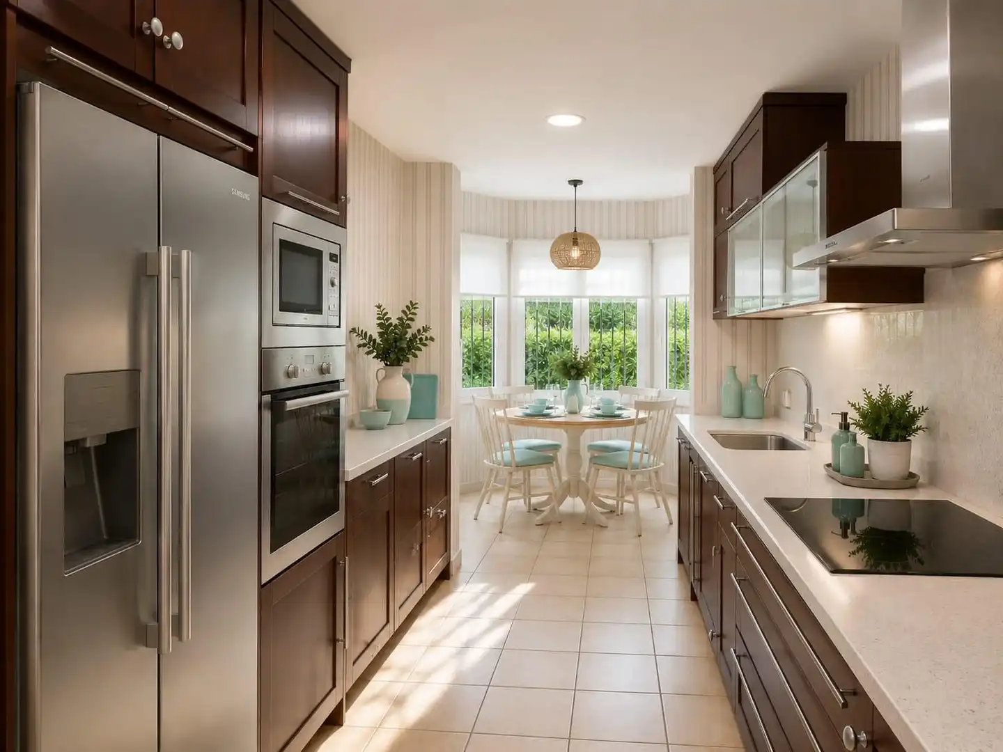 Küche von Wohnung zum Verkauf in Marbella mit Heizung, Terrasse und Gemeinschaftspool