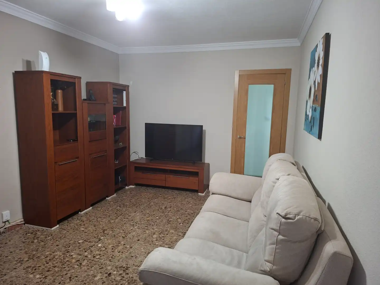 Living room of Flat for sale in Albal  with Air Conditioner, Oven and Balcony