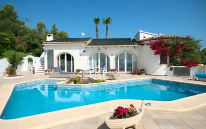 Jardí de Casa o xalet en venda en Moraira amb Terrassa, Piscina i Balcó