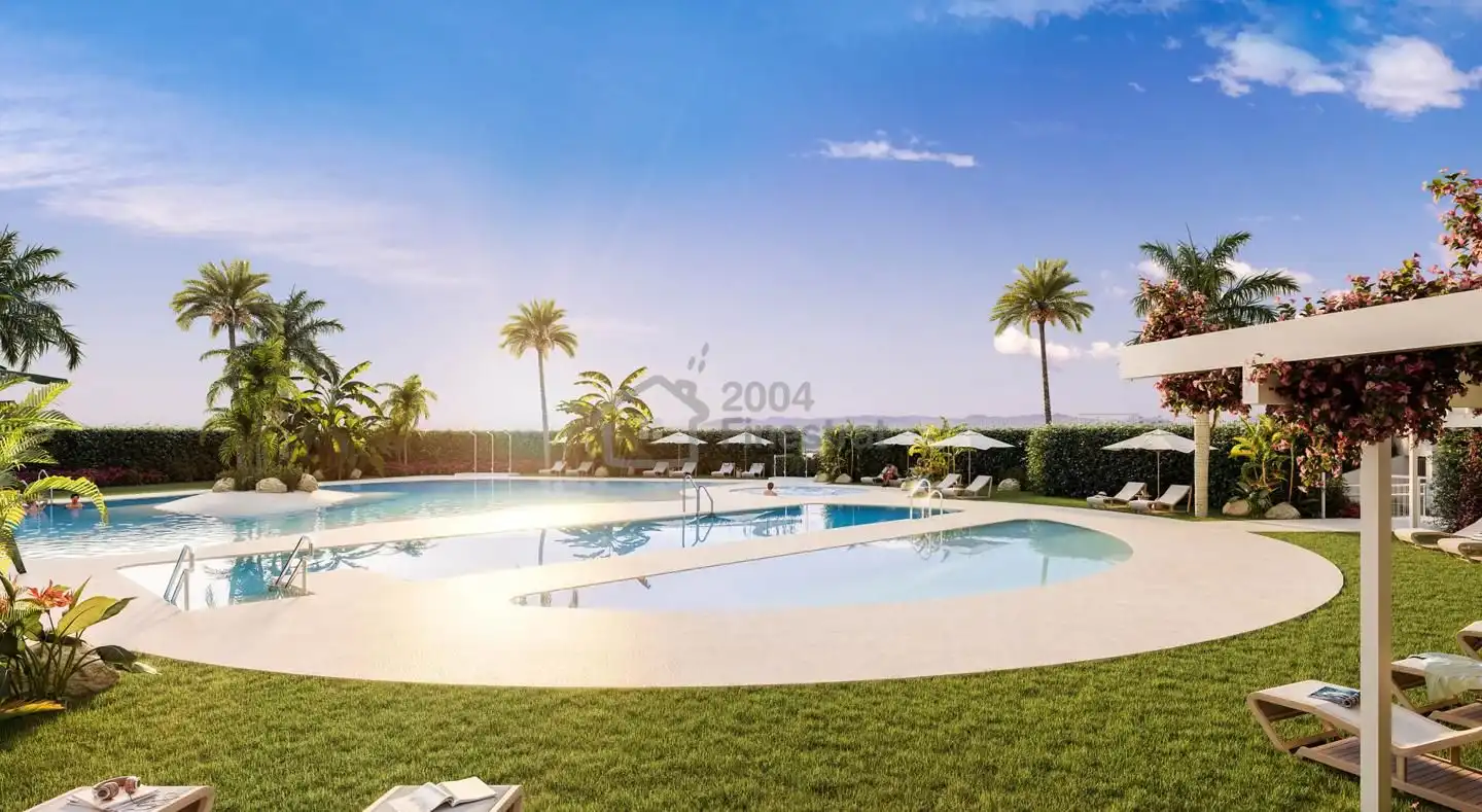 Piscina de Piso en venta en Villajoyosa / La Vila Joiosa con Aire acondicionado, Jardín privado y Terraza
