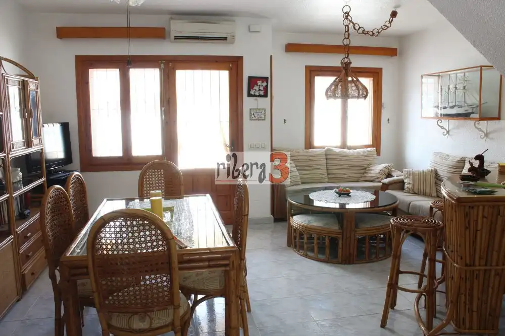 Sala de estar de Dúplex en venta en San Javier con Aire acondicionado, Terraza y Trastero