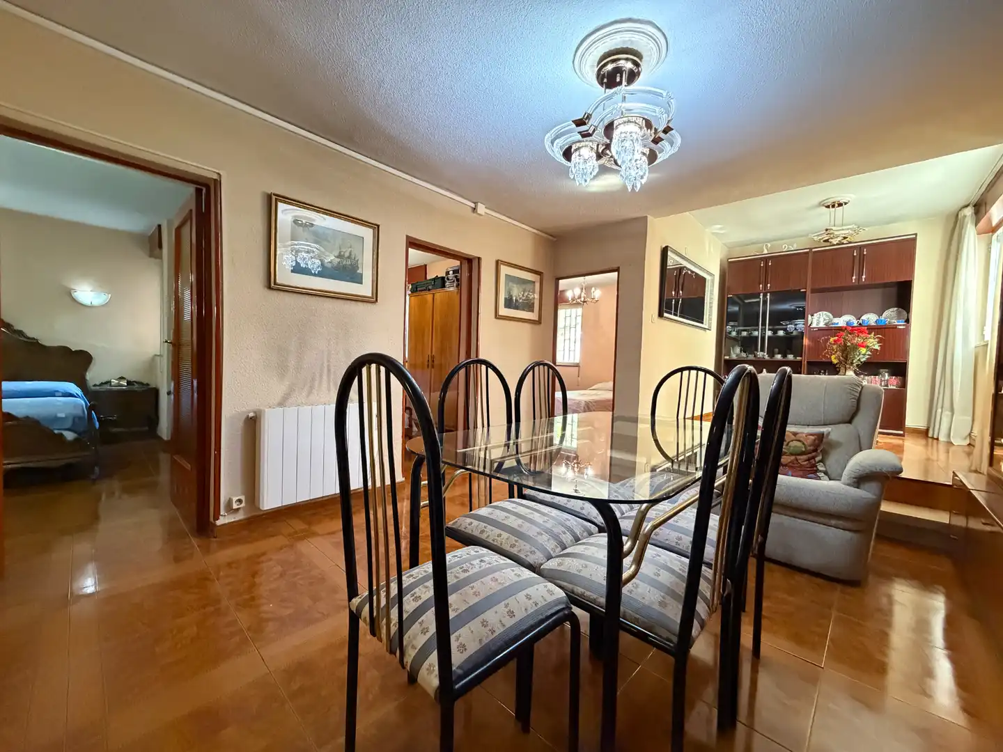 Dining room of Flat for sale in Madrid  with Air Conditioner, Heating and Furnished