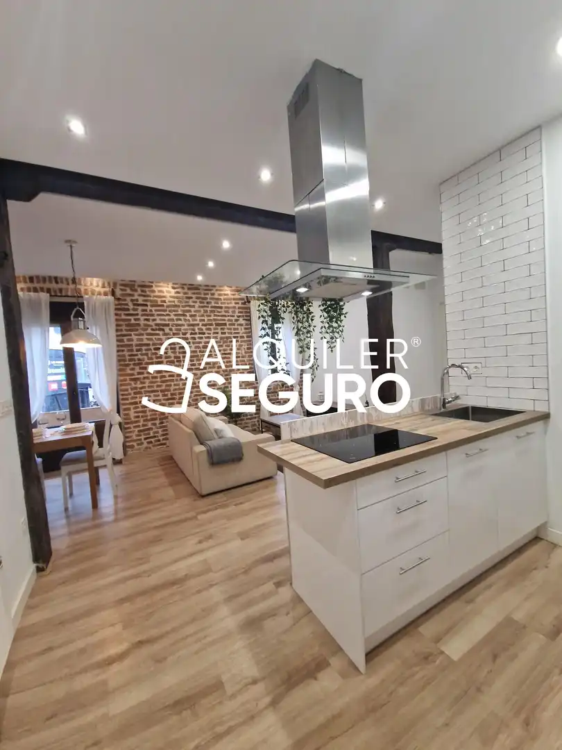 Kitchen of Flat for rent in Barakaldo   with Heating, Terrace and Furnished