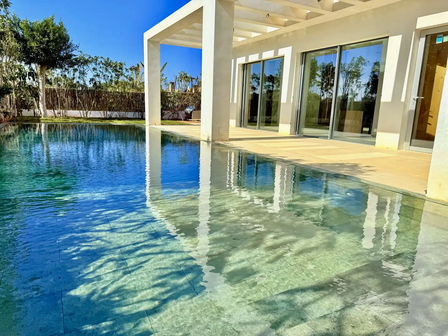 Piscina de Casa o xalet en venda en Sant Josep de sa Talaia amb Aire condicionat, Calefacció i Jardí privat